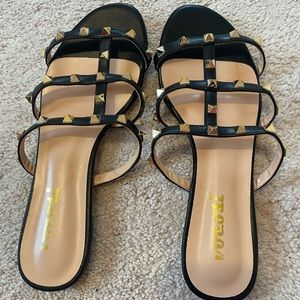 Studded sandals NWOT